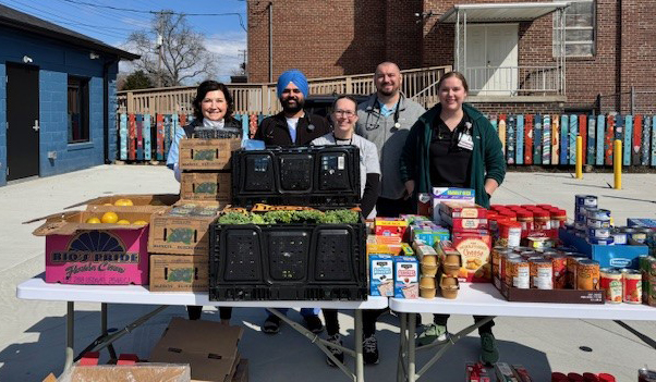 canned drive and catholic charities